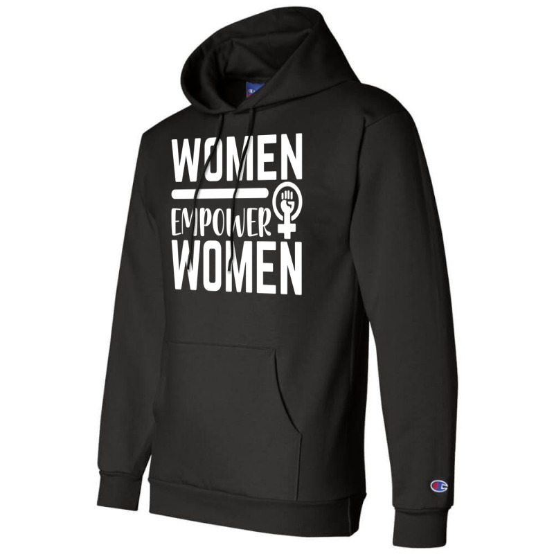 Women Empower Women Feminism Blue Champion Hoodie | Artistshot