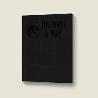 Life Finds A Way Portrait Canvas Print | Artistshot