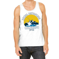 Social Distancing Colorado Style Fly Fishing  Grea Tank Top | Artistshot