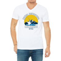 Social Distancing Colorado Style Fly Fishing  Grea V-neck Tee | Artistshot