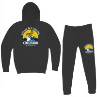 Social Distancing Colorado Style Fly Fishing  Grea Hoodie & Jogger Set | Artistshot