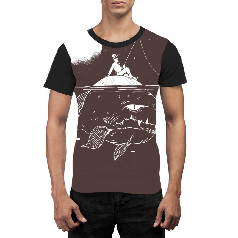 Lurking Fish Vintage Graphic T-shirt by zydravidic2 | Artistshot