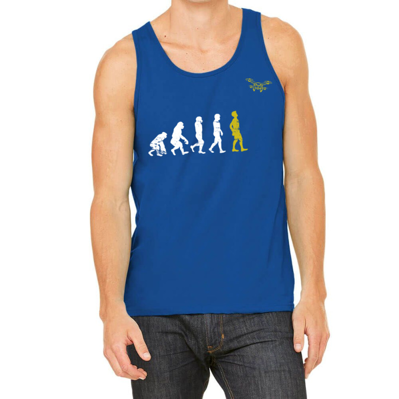 Quadcopter Evolution Drone Yellow Tank Top | Artistshot