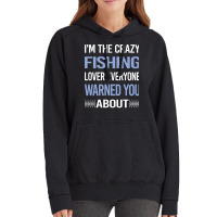 Funny Crazy Lover Fishing Tumblr Vintage Hoodie | Artistshot