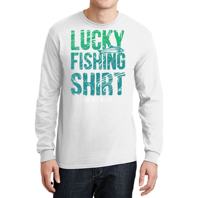 Lucky Fishing  Do Not Wash Retro Long Sleeve Shirts by omakatetterl | Artistshot