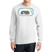 Capitalism And Feminism Cant Coexist Hipster Long Sleeve Shirts | Artistshot