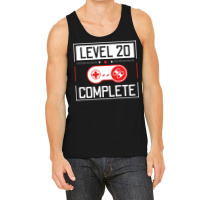 Level 20 Complete 20th Birthday Year Old Gamer Gif Tank Top | Artistshot