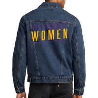 Feminism Womens Rights Equality Red Girl Men Denim Jacket | Artistshot