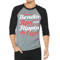 Fisherman Bendin Tips Rippin Lips Fly Fishing Gift 3/4 Sleeve Shirt | Artistshot