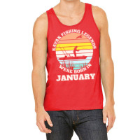 Kayak Fishing Legends Were Born January Cool Tank Top | Artistshot