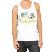 Reel Cool Great Grandpa Fisherman Fishing Stars Tank Top | Artistshot