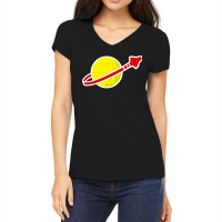 80's Space Brick Women's V-neck T-shirt | Artistshot