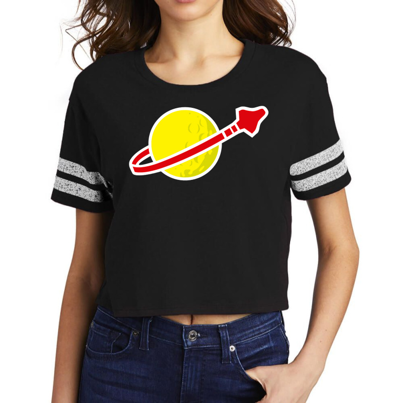 80's Space Brick Scorecard Crop Tee by CobarrubiasAvalosBernardino | Artistshot