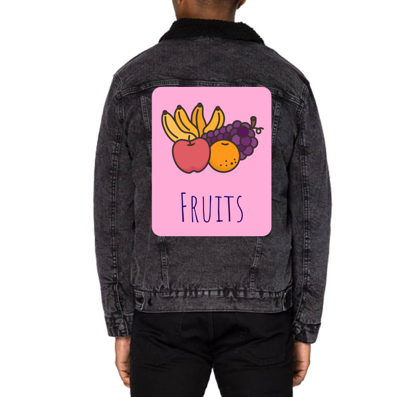 Fruits Girl Unisex Sherpa-lined Denim Jacket | Artistshot