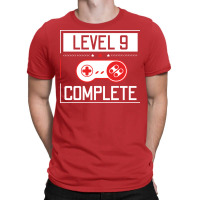 Level 9 Complete 9th Birthday Year Old Gamer Gift T-shirt | Artistshot