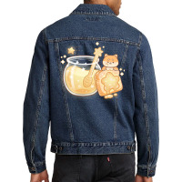 Shiba Star Magic Jelly Gift Men Denim Jacket | Artistshot