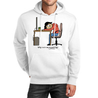 Hard Day At Work English 80s Unisex Hoodie | Artistshot