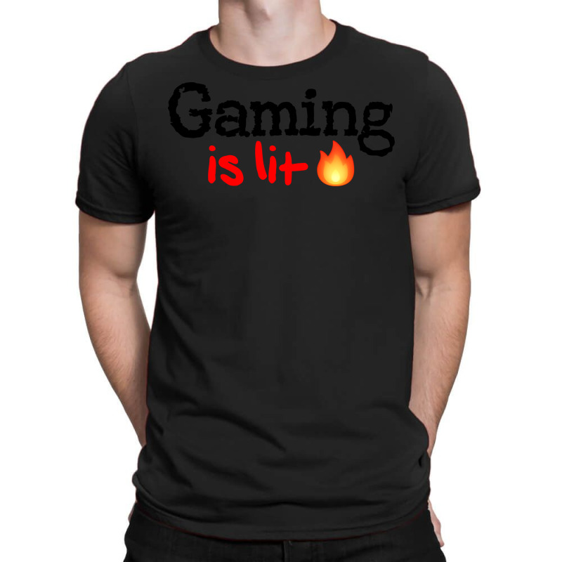 Gaming Is Lit Stars T-Shirt by koyunsnoerw | Artistshot