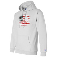 Fly Fishing Rod And Fly For American Fly Fishermen Champion Hoodie | Artistshot