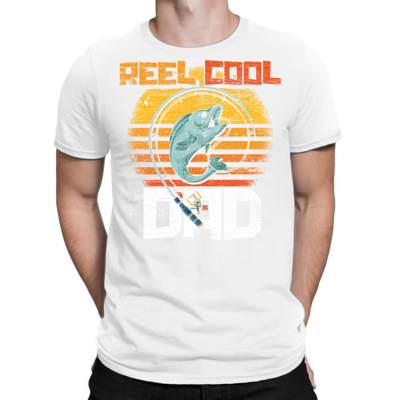 Fisherman Angle Fish Fathers Day Cool Dad Funny Fi T-shirt | Artistshot