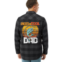 Fisherman Angle Fish Fathers Day Cool Dad Funny Fi Flannel Shirt | Artistshot