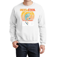 Fisherman Angle Fish Fathers Day Cool Dad Funny Fi Crewneck Sweatshirt | Artistshot