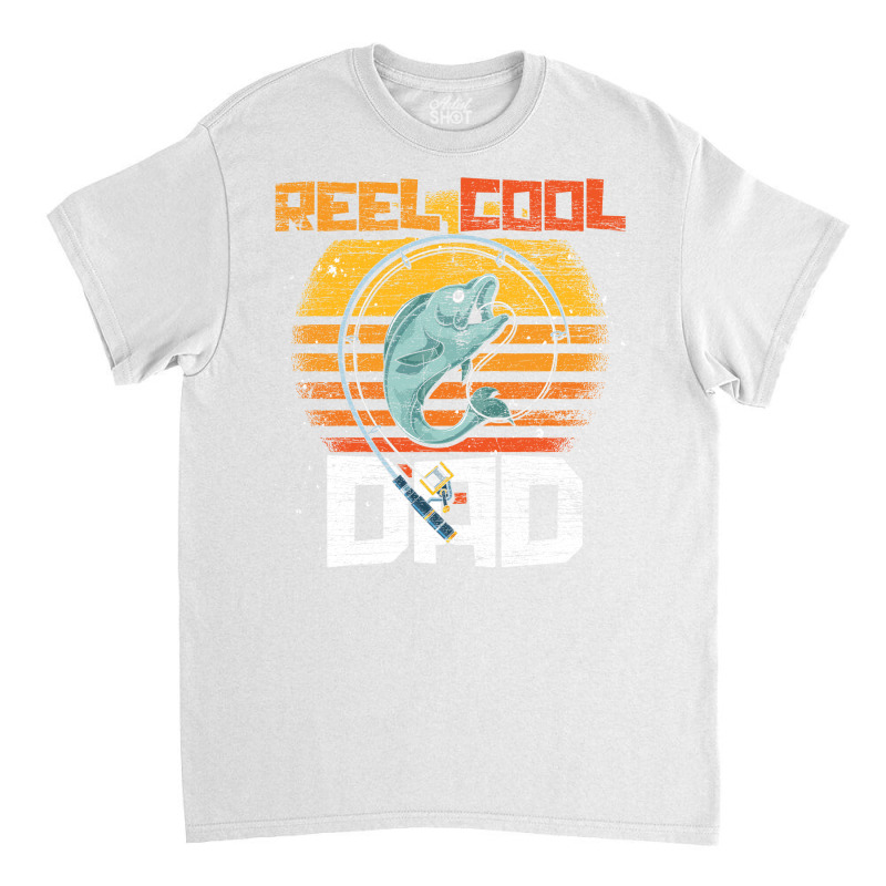 Fisherman Angle Fish Fathers Day Cool Dad Funny Fi Classic T-shirt | Artistshot