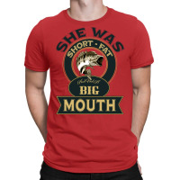 She Was Short Fat And Had A Big Mouth Hipster T-shirt | Artistshot