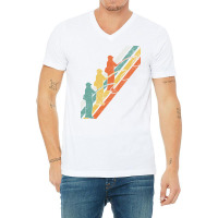 Fishing Fisherman Hippie V-neck Tee | Artistshot