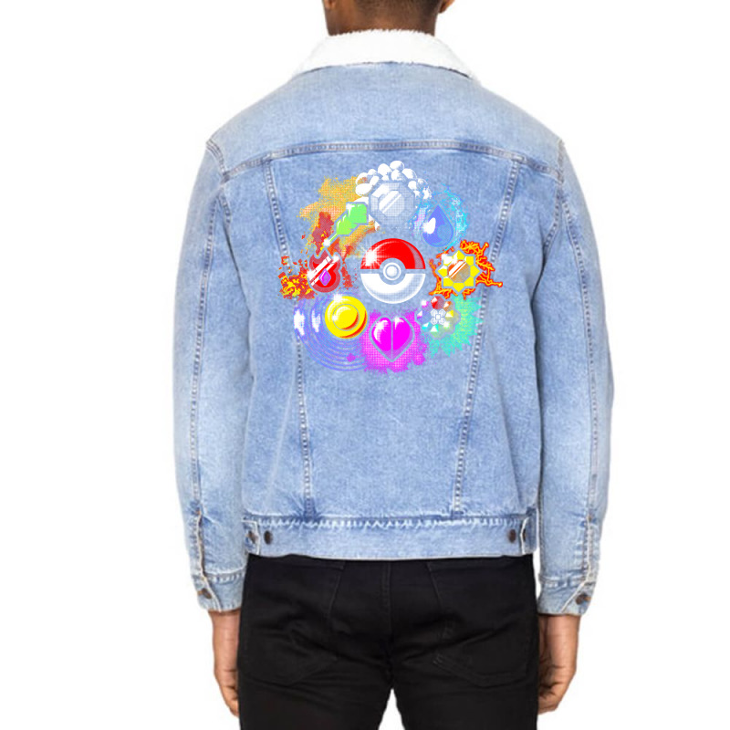 The Badges Of Your Life Vintage Unisex Sherpa-Lined Denim Jacket by koyunsnoerw | Artistshot