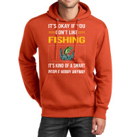 Funny Smart People Fishing Hipster Unisex Hoodie | Artistshot