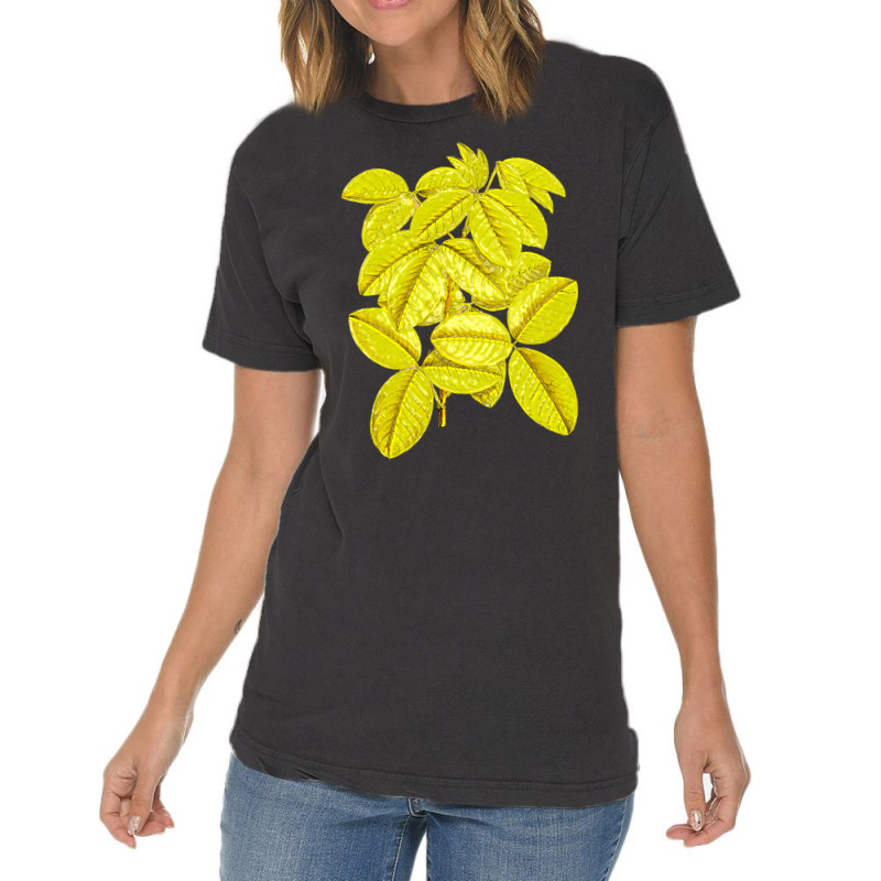 Yellow Leaves Red Vintage T-Shirt by meeikerouwent | Artistshot