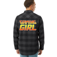 Gaming Girl Vintage Design Perfect Present For Mom Flannel Shirt | Artistshot