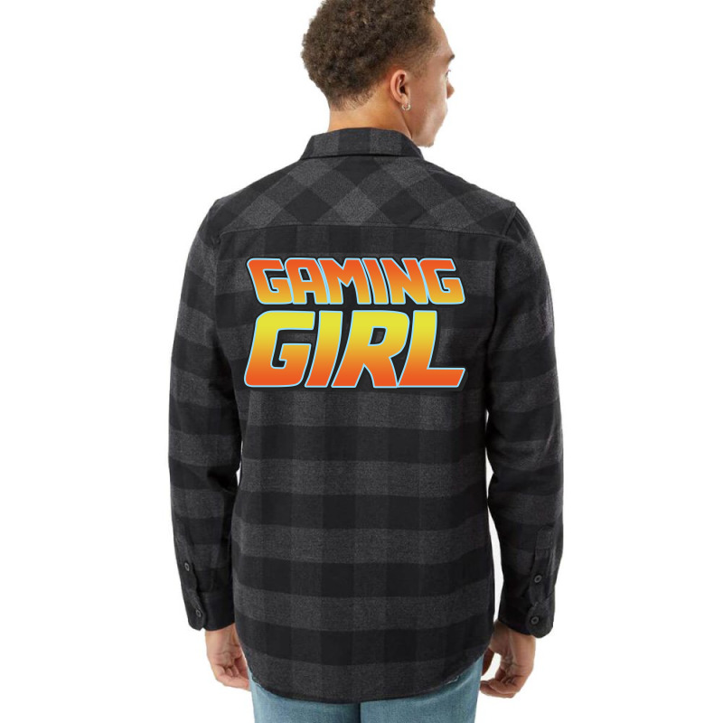 Gaming Girl Vintage Design Perfect Present For Mom Flannel Shirt | Artistshot