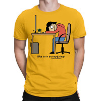 Hard Day At Work English Nature T-shirt | Artistshot