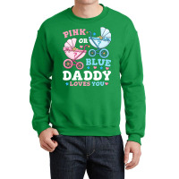 Gender Reveal Daddy Father Travel Crewneck Sweatshirt | Artistshot