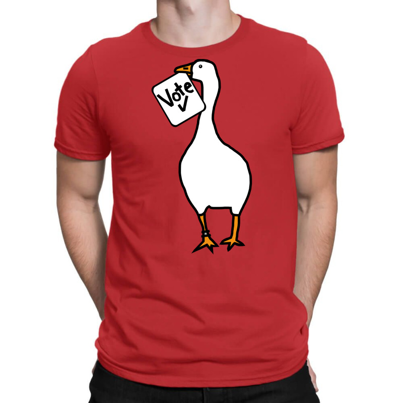 White Goose With Stolen Vote Message Boy (1) (1) T-shirt | Artistshot