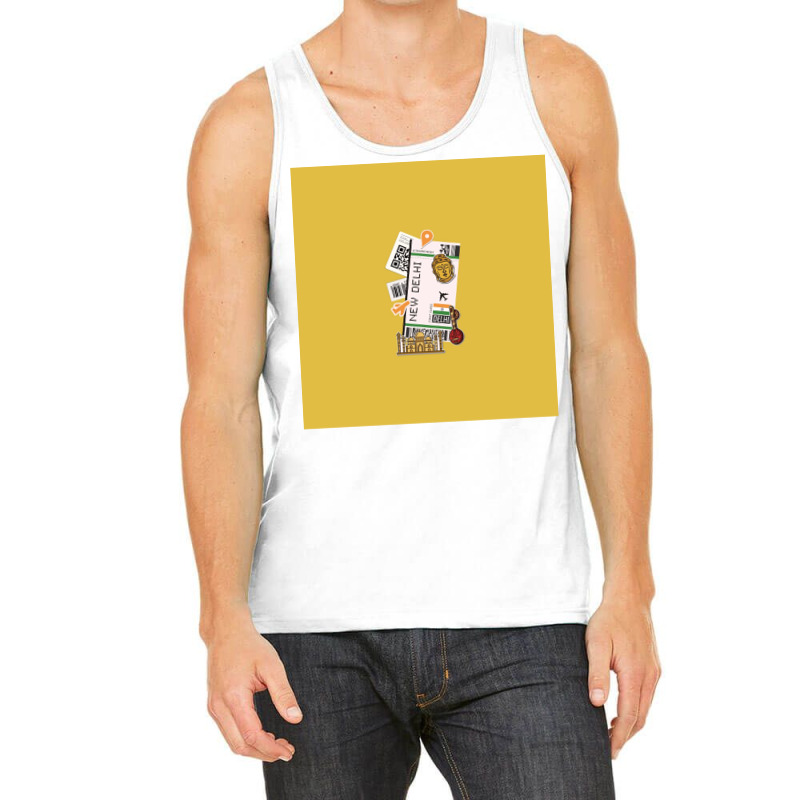 New Delhi Boarding Pass Tank Top | Artistshot