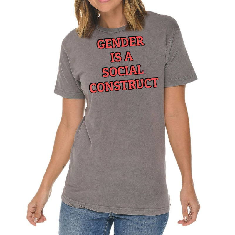 Gender Is A Social Construct Summer Vintage T-Shirt by tindalberkay9 | Artistshot