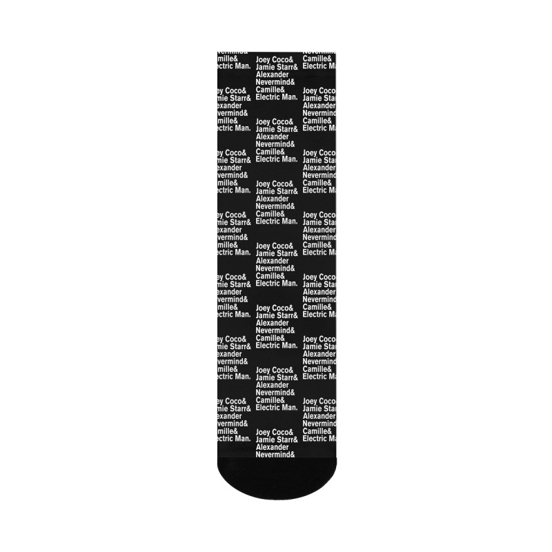 Prince Aliases Joey Coco & Jamie Starr Threads Crew Socks | Artistshot