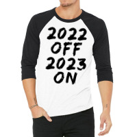 New Year's Eve 2023 3/4 Sleeve Shirt | Artistshot