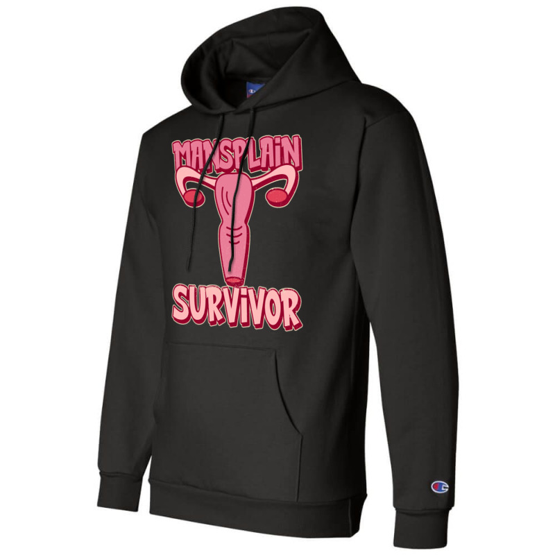 Mansplain Survivor Feminism Feminist Womens Rights Champion Hoodie | Artistshot