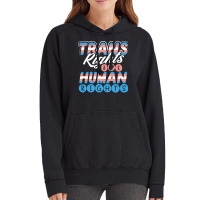 Lgbt Gay Pride Month Trans Rights Are Human Rights Vintage Hoodie | Artistshot