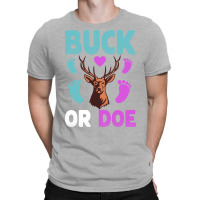 Buck Or Doe Gender Reveal Matching Ba Blue Nature T-shirt | Artistshot