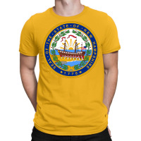 New Hampshire State Seal Of New Hampshire Seal T-shirt | Artistshot