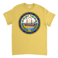 New Hampshire State Seal Of New Hampshire Seal Classic T-shirt | Artistshot