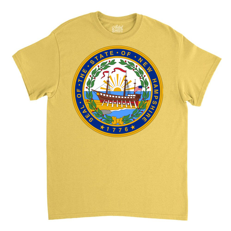 New Hampshire State Seal Of New Hampshire Seal Classic T-shirt by gavrikashten0 | Artistshot