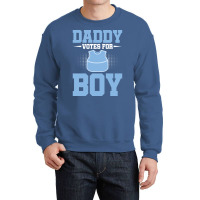 Funny Future Daddy Team Boy Gender Reveal Love Crewneck Sweatshirt | Artistshot