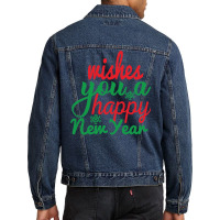 New Year Design Men Denim Jacket | Artistshot