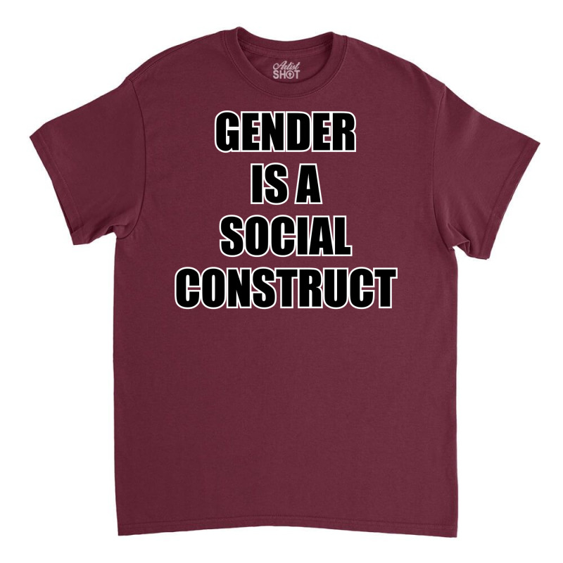 Gender Is A Social Construct Aesthetic Classic T-shirt | Artistshot